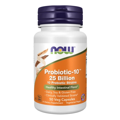 NOW - Probiotic-10 25 Billion - 30 kapsułek NOW - Probiotic-10 25 Billion - 30 kapsułek
